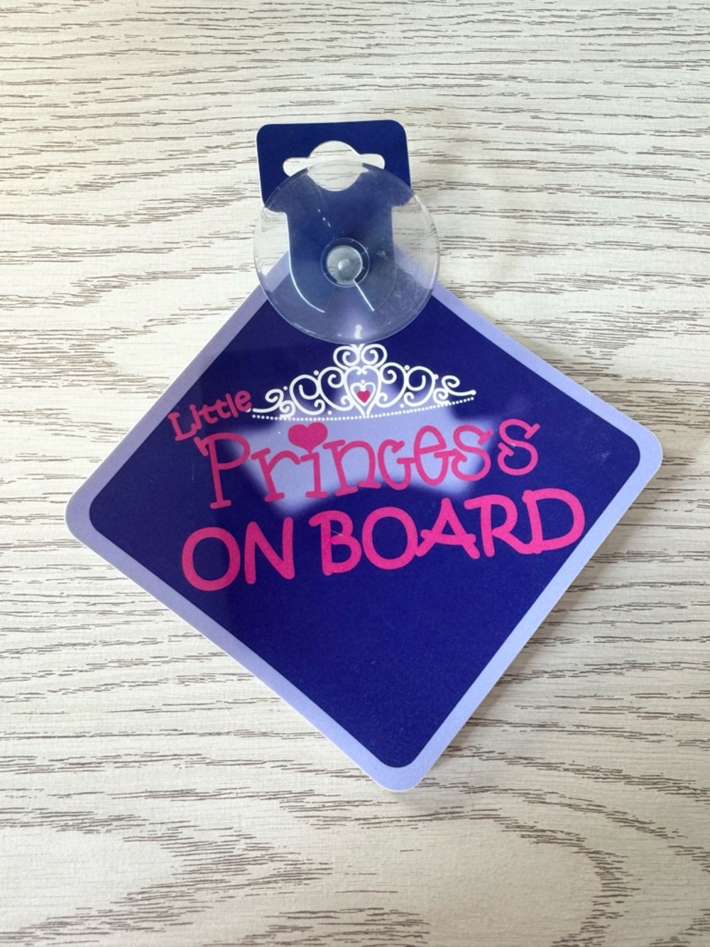 NWT Babies R Us “Little Princess on Board” vintage Y2K car or decor sign